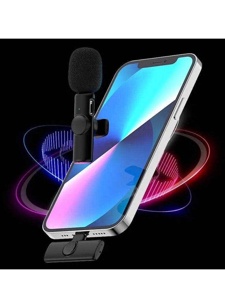 Professional Wireless Microphone For Video Recordings live Games And Personal Television Or Business Interviews It Works On The Android System Type C 1