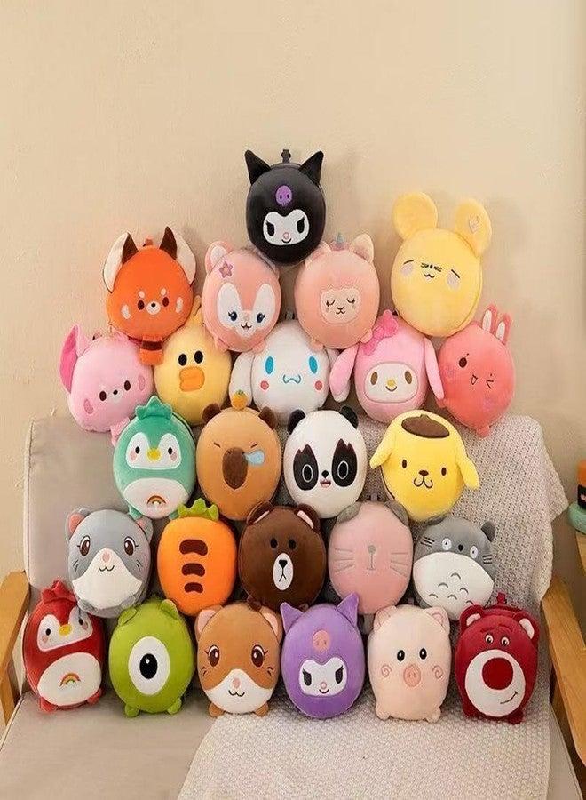 Aakarit Travel Neck/Head Pillow Set with Eye Mask - Plush Animal-Themed Soft Memory Foam Cushion, Adjustable Strap, Perfect for Long Flights, Road Comfort Trips | 1 PC - Image 1