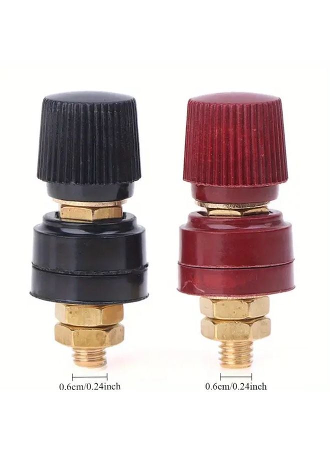 قطعتان من مجموعة موصلات أطراف البطارية النحاسية، قضيب توصيل 8 مم، بديل عمود توصيل طاقة السيارة - Image 5