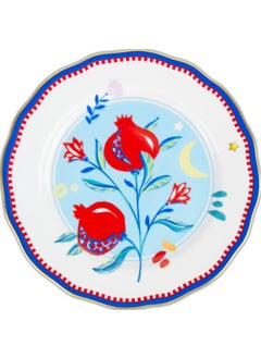Baci milano Mamma Mia Pomegranate Patterned Plate 22 cm 