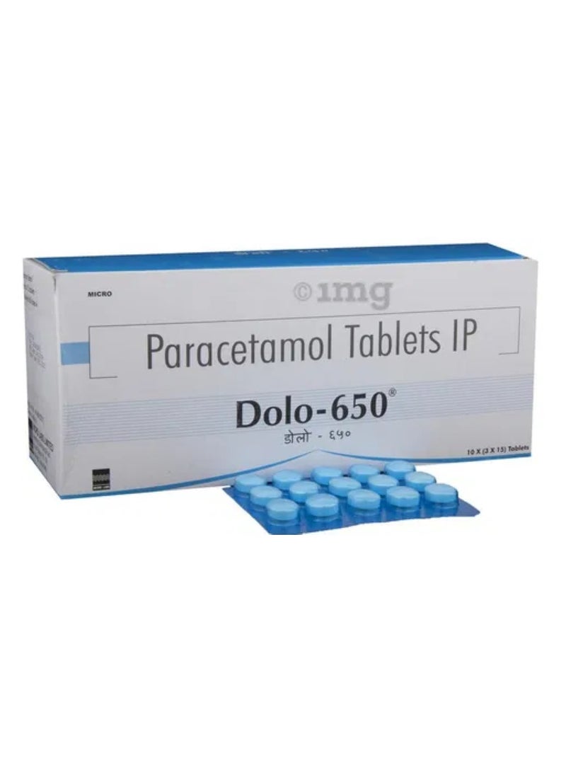 MICROSYNERGY Dolo 650mg 30 Tablets - Image 1