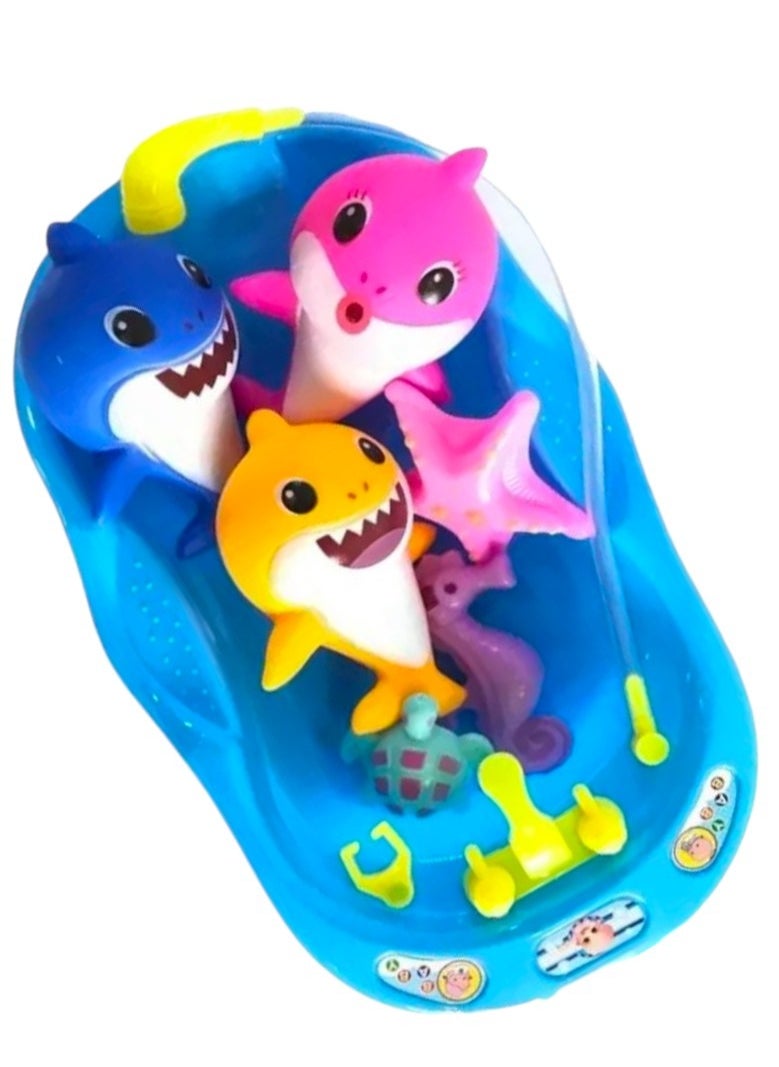 Toy Box Baby Shark Set Fun Bath Toy Play Set For Baby Kids  - Image 3