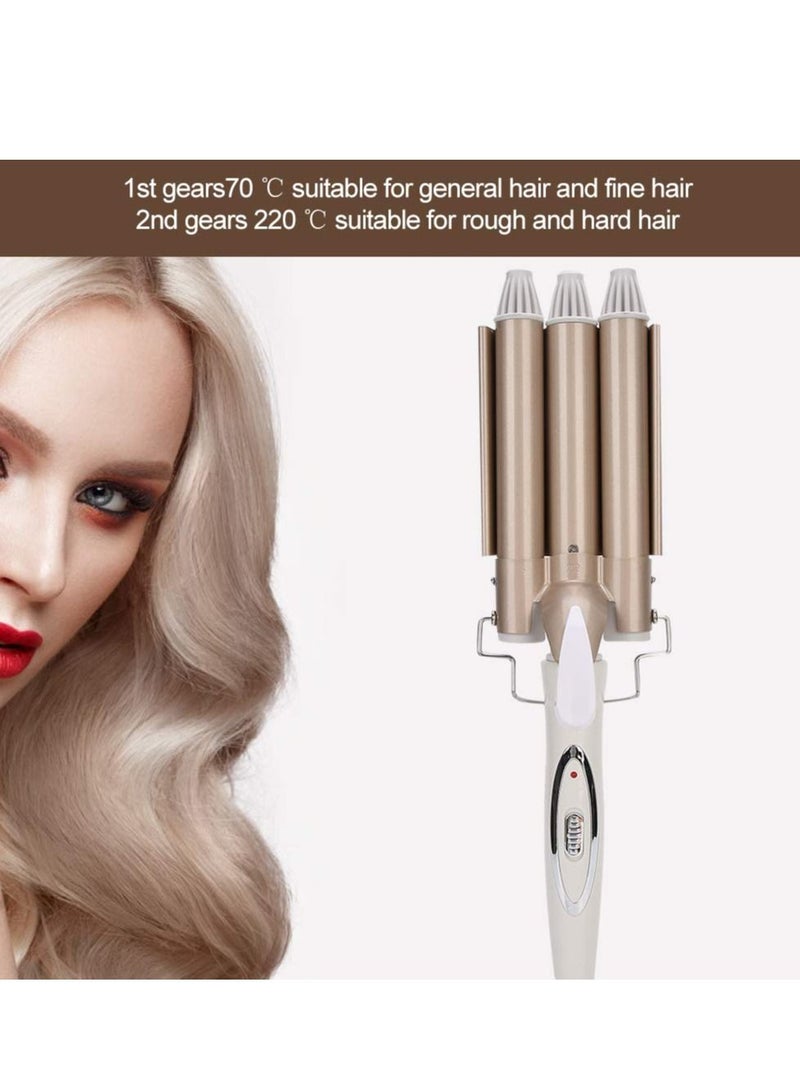3-barrel Hair Curler Hair Curling Stick Curling Iron Wand Hairdressing Perm Styling Tool - Image 4