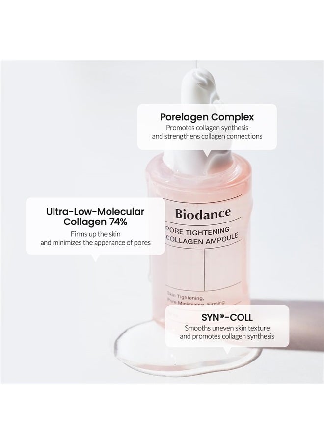 BIODANCE Biodance Pore Tightening Collagen Ampoule | Korean Collagen Serum for Face, Pore Minimizing & Anti Aging Face Serum for Women | 1.69 fl. oz x 1 ea  - Image 3