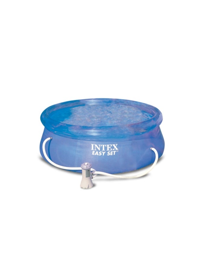 Intex Easy Set Round Inflatable Pool with Filter Pump and Hydro Aeration Technology Blue 3.05m x 76cm - Image 3