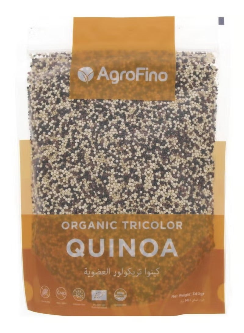 كينوا عضوي ثلاثي الألوان ٣٤٠ جرام