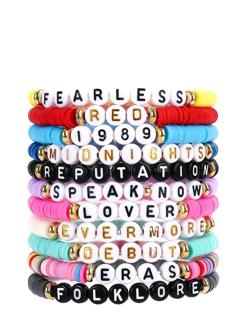 Taylor Swift 11 Pieces Taylor Swift Eras Tour Friendship Bracelets Set 