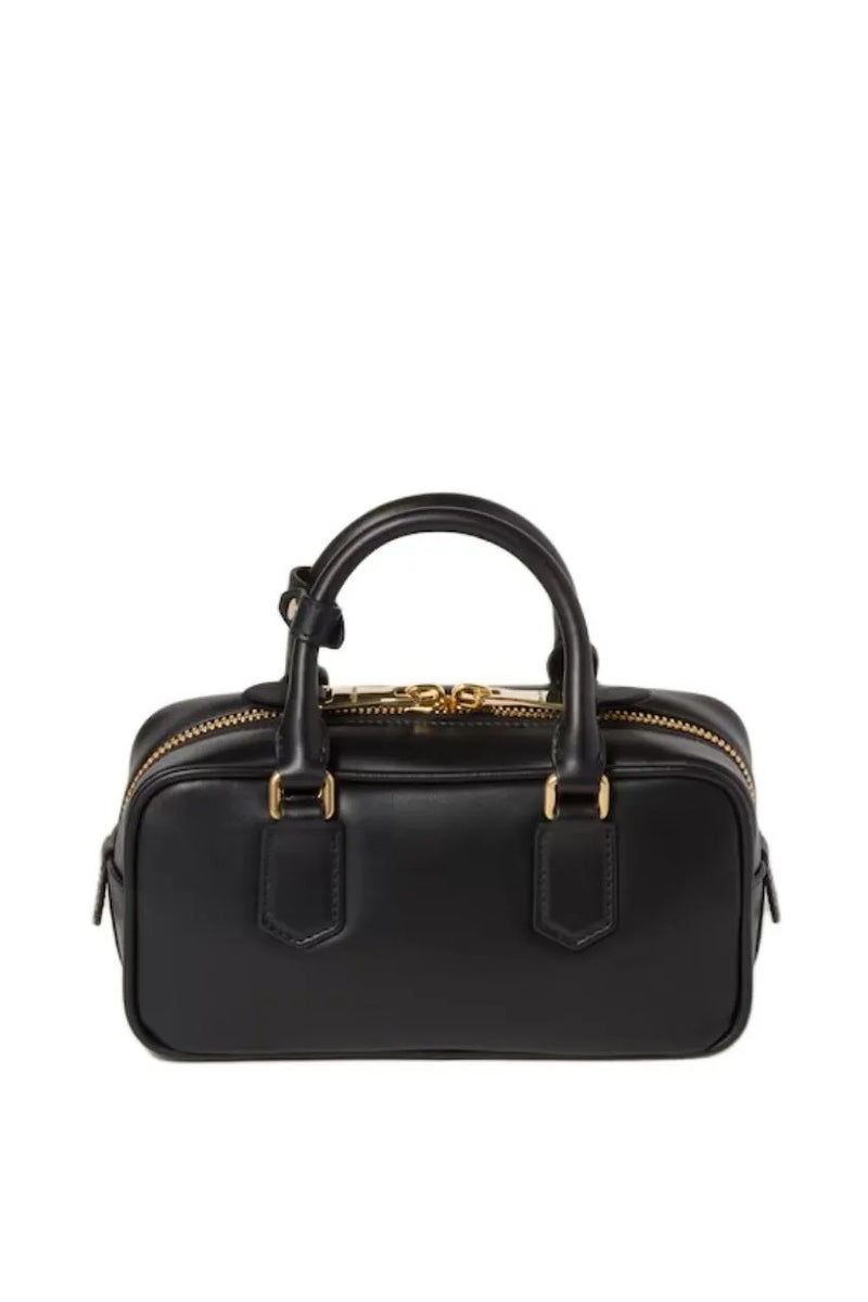 Miu Miu Arcadie Leather Crossbody Hobo Handbag Women Camera With Top Handle  - Image 3