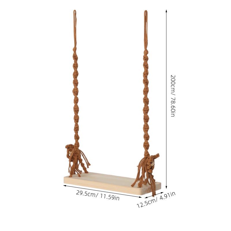 Wooden Baby Swing Chair Seat For Newborn Toddler Studio Photo Shoot Photography Prop - Image 3