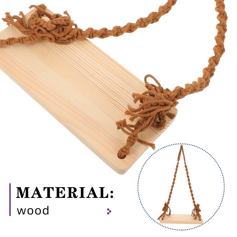 Wooden Baby Swing Chair Seat For Newborn Toddler Studio Photo Shoot Photography Prop - Image 4