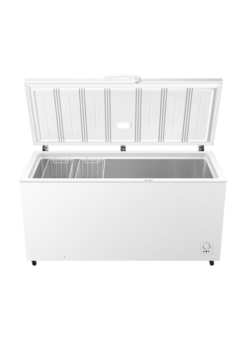 Hisense 650L Gross Capacity/500L Net Capacity Chest Freezer with inner glass door,LED Lighting,Mechanical Temperature control 180 W FC-65DD4SA2 White - Image 2