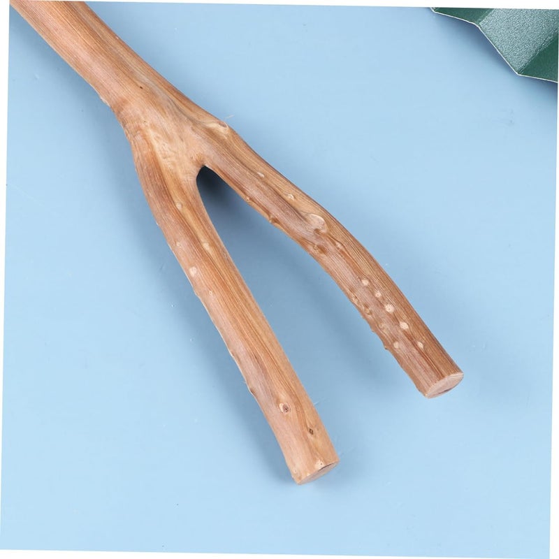 SUPVOX 1pc Wooden Fork Bird Stand for Parrots S Perching and Claw Grinding Pole Natural Wood Design for Exercise and Playtime Bird Cages Random Color Random Color - Image 1