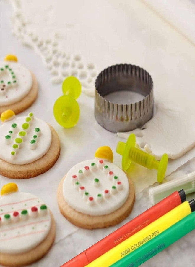 NF Noble Foods Food Writer Cake Decorating Markers Pens, Assorted Colors, Set of 5 Pcs - Image 3