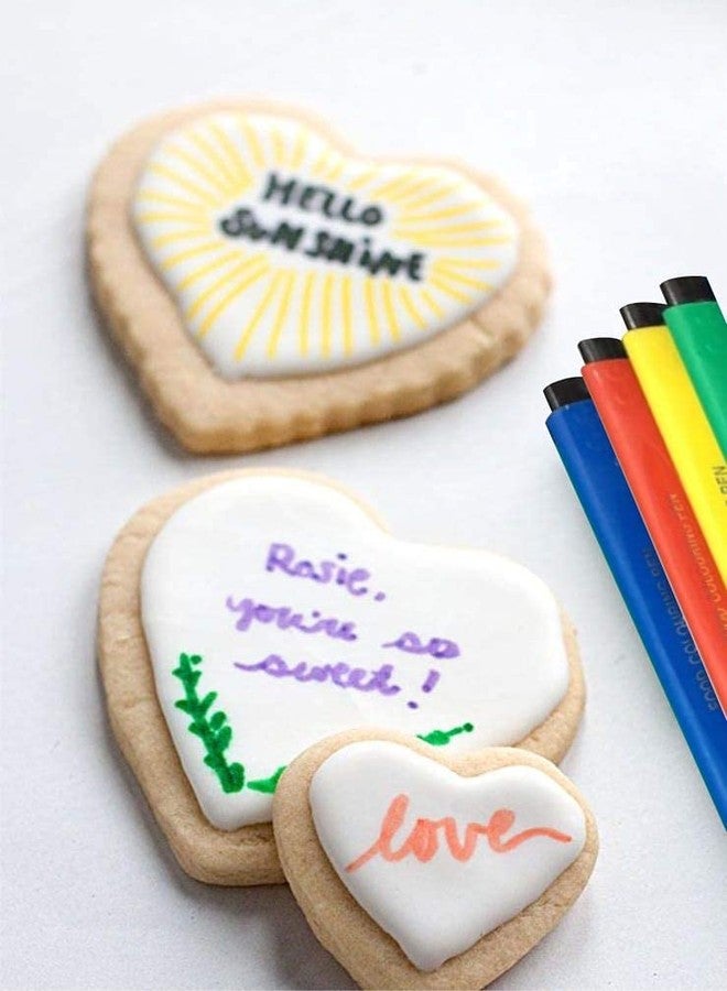 NF Noble Foods Food Writer Cake Decorating Markers Pens, Assorted Colors, Set of 5 Pcs - Image 4