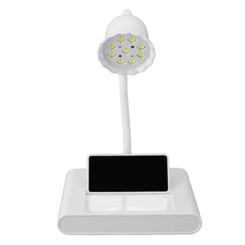 مصباح أظافر LED بالأشعة فوق البنفسجية مع مرآة 20 واط زاوية قابلة للتعديل 360 درجة احترافية وطول عمر طويل لاستخدامات المانيكير - Image 3