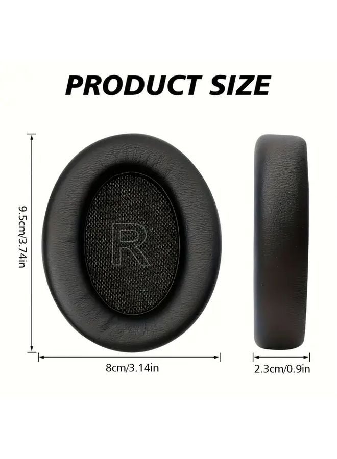 Q10 Blue Orange Net Headphone Ear Cushion Covers Faux Leather Comfortable Durable - Image 3