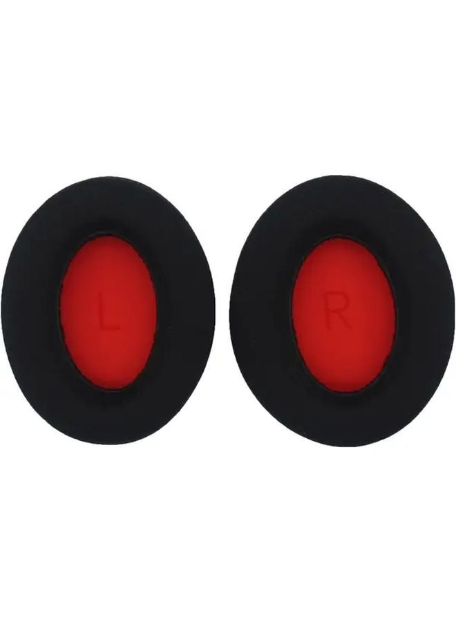 Q10 Blue Orange Net Headphone Ear Cushion Covers Faux Leather Comfortable Durable - Image 2