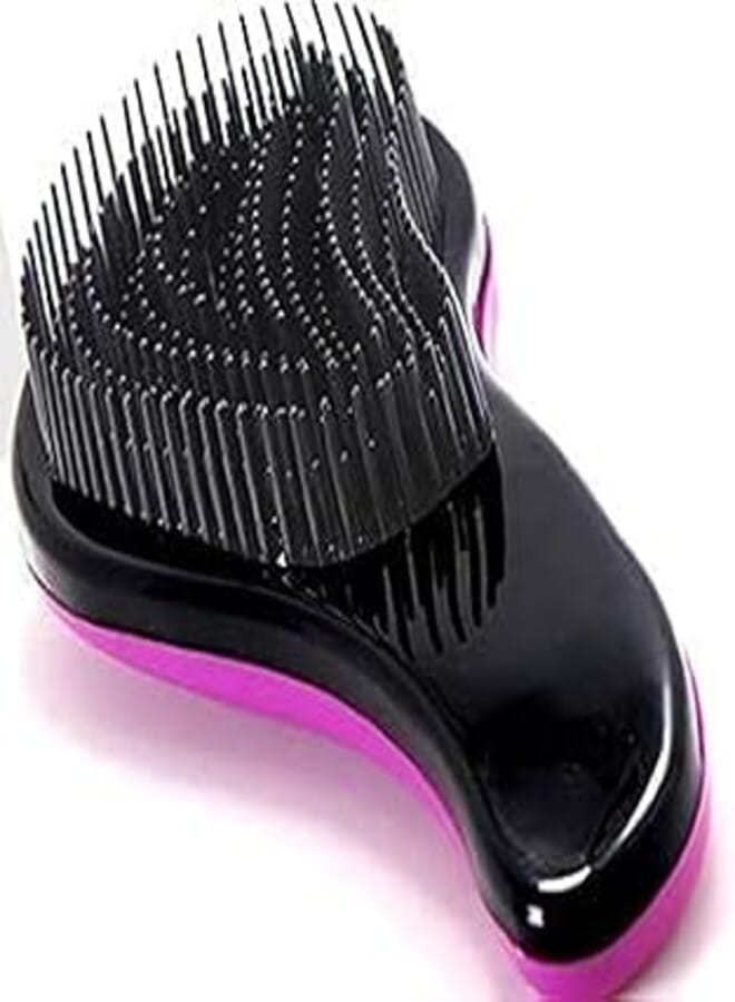 فرشاة فك تشابك الشعر الرطب أو الجاف لجميع أنواع الشعر، فرشاة فك تشابك الشعر، فرشاة شعر خالية من التشابك بدون ألم للكبار والصغار، مشط وفرشاة شعر للشعر الطبيعي والمجعد والمستقيم، S0954850