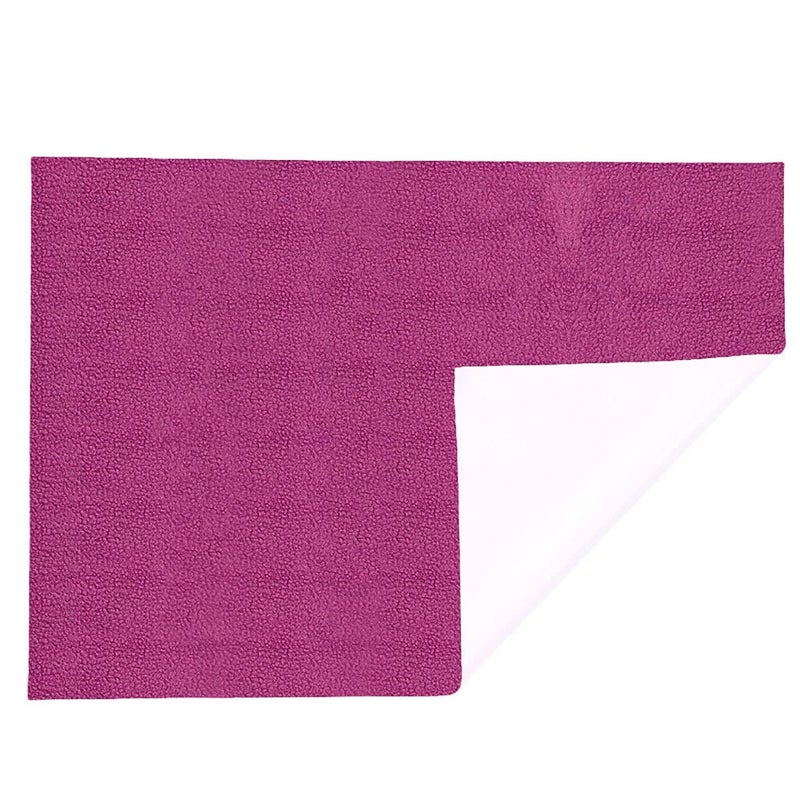 Amigos Waterproof Baby Bed Protector Dry Sheets for New Born Babies Reusable Mats Cot & Bassinet Gift Pack (Double Bed (260x200cm), Purple) - Image 5