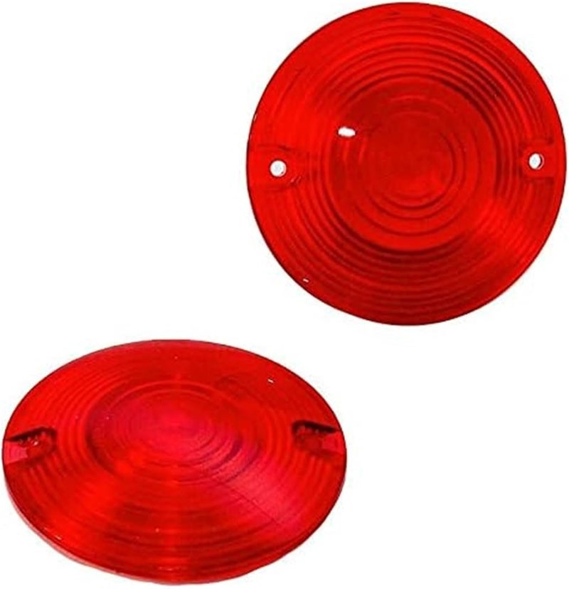 Vuzmode Motorcycle Turn Signal Lens Kit - Red - Image 4
