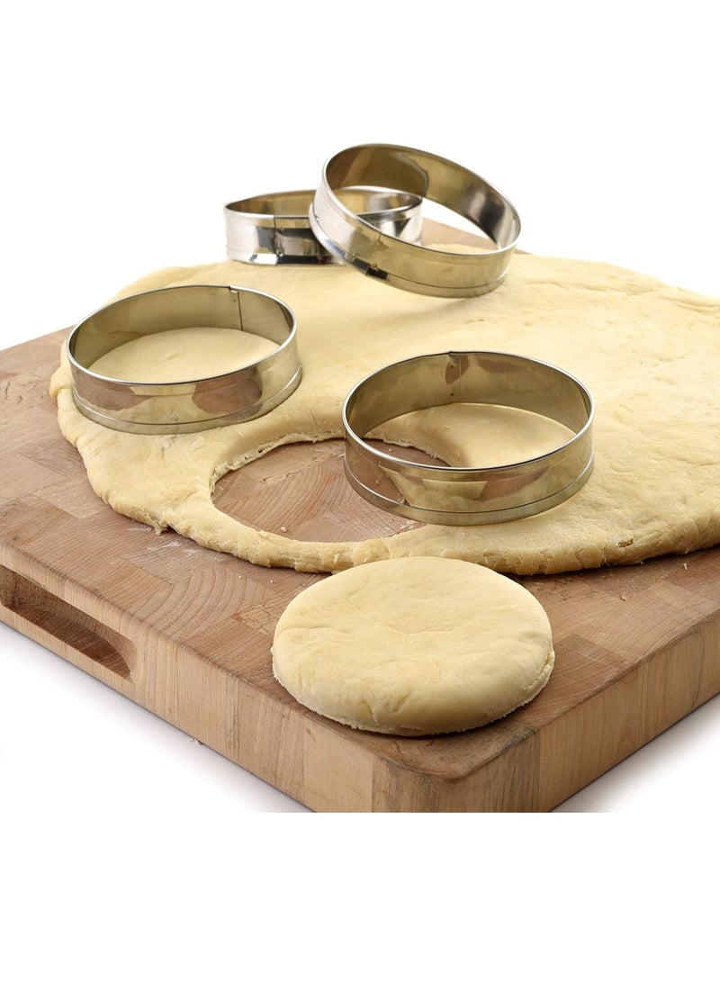 Norpro 3776 Stainless Steel English Muffin Rings, Set of 4, silver - Image 4