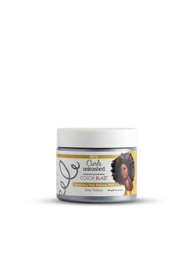 Curls Unleashed Curls Unleashed Color Blast Hair Wax, Hair Wax for Curly Hair, Gray Galaxy, (6.0 oz)  - Image 1