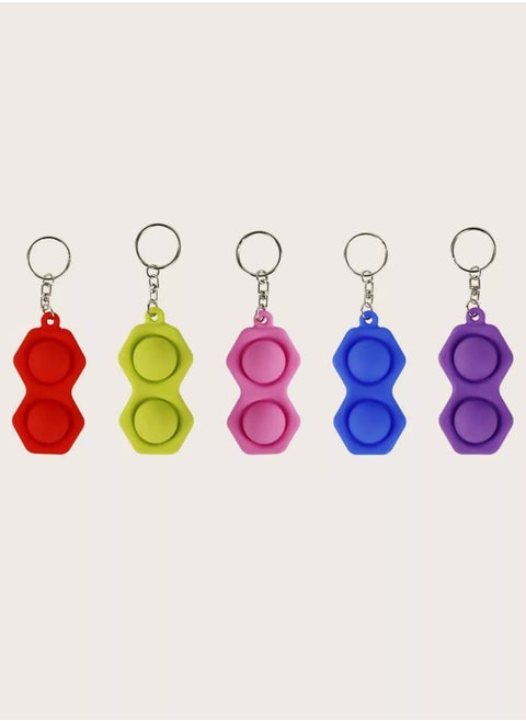 1pc Random Color Mini Simple Dimple Fidget Toy