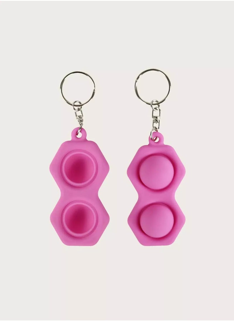 Generic - 1pc Random Color Mini Simple Dimple Fidget Toy - Image 1