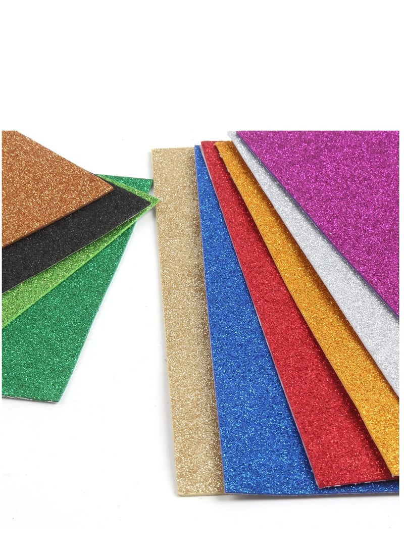 KASTWAVE 10 PCS Self Adhesive EVA Foam Paper Sheets,for Handicraft Arts and Crafts DIY Project Classroom(8x12 in) - Image 5
