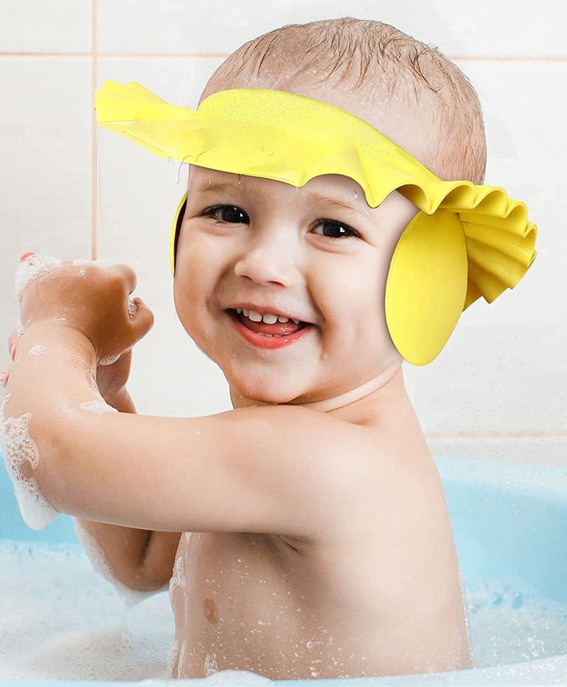 ATETO Shampoo Hat For Baby Shower | Protection Cap For Baby Shower | Baby Bath Shower Cap | Bathing Baby Shower Hair Wash Cap For Children | Baby Bath Cap Shower Protection For Eyes And Ear - Image 2