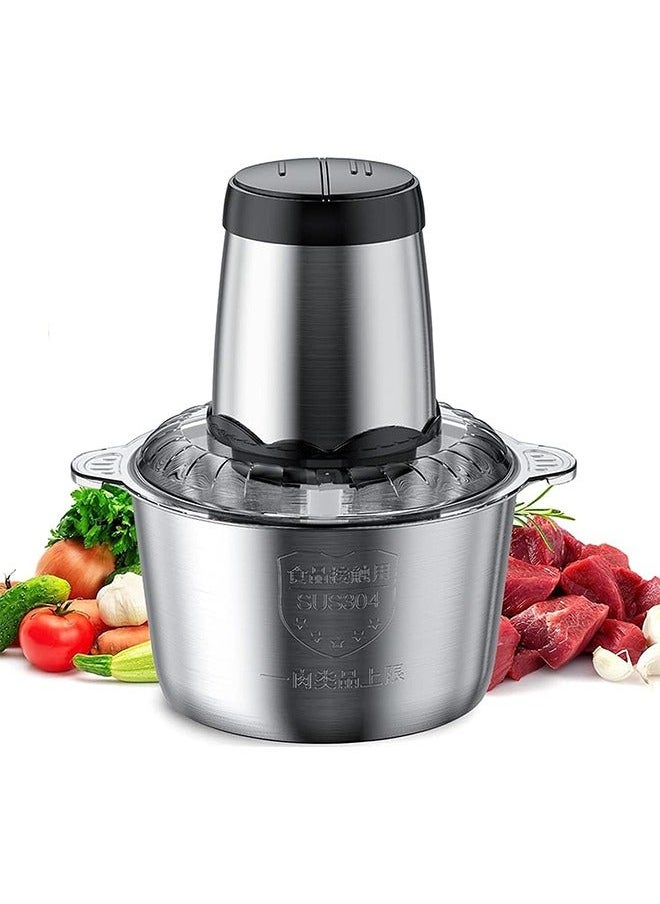 Captaintech Electric Meat Grinder,3 Liters with Variable Speed,Made of Stainless Steel,Handles Meat/Vegetables,Suitable for Home/Restaurant/Kitchen  - Image 1