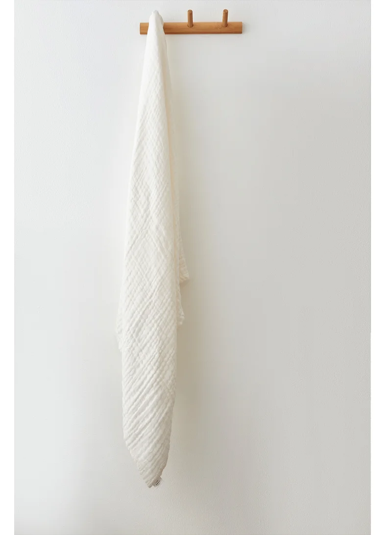 أنفي بيبي Set of 3 100% Organic 6 layered Muslin Bath Towel 105x105cm
