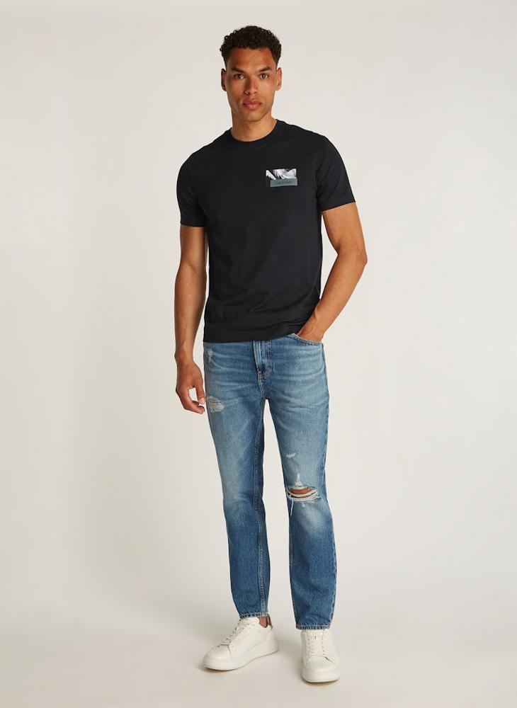 CALVIN KLEIN Graphic Logo Crew Neck T-Shirt  - Image 4