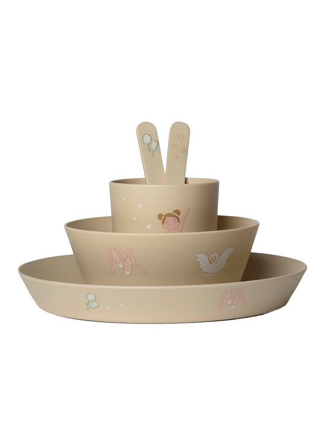 Citron - Unbreakable Tableware Set, 100% Organic, Reusable, Biodegradable, Environment Friendly, And Unbreakable - Ballerina - Image 1