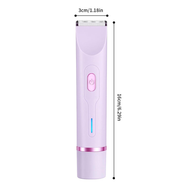 Women 2 In 1 IPX7 Waterproof Bikini Trimmer USB Cordless Electric Shaver - Image 3