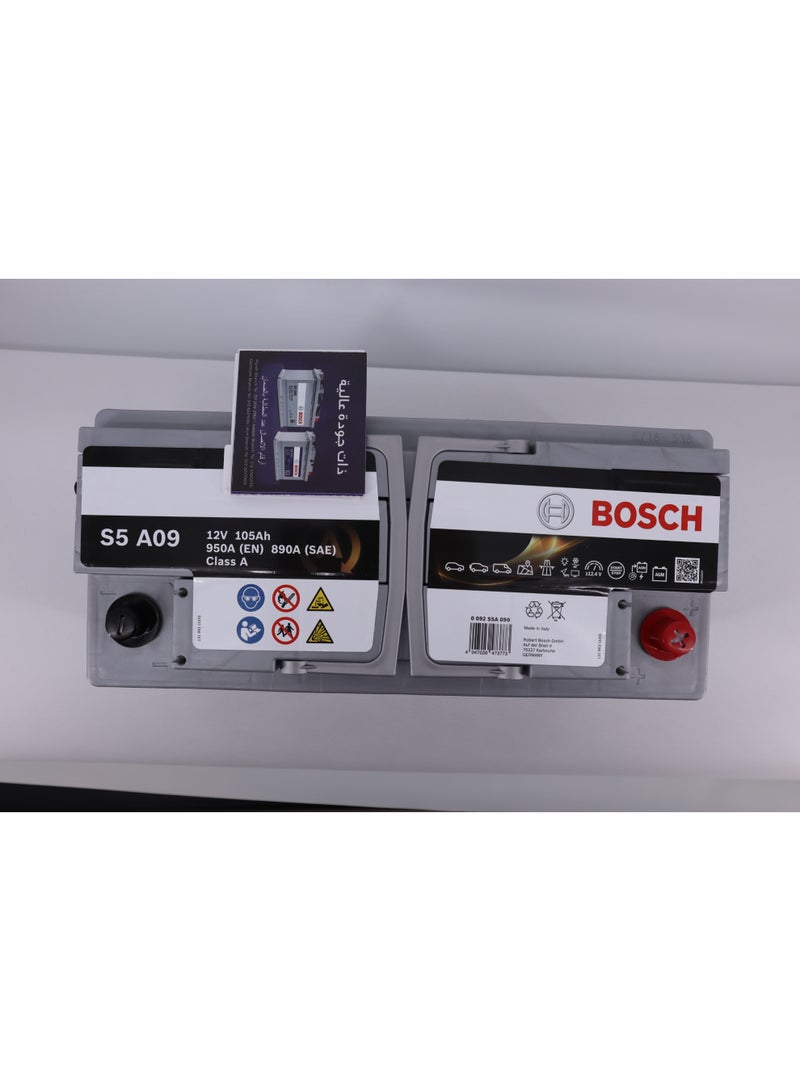 Bosch 105 Amp AGM Battery - Image 2