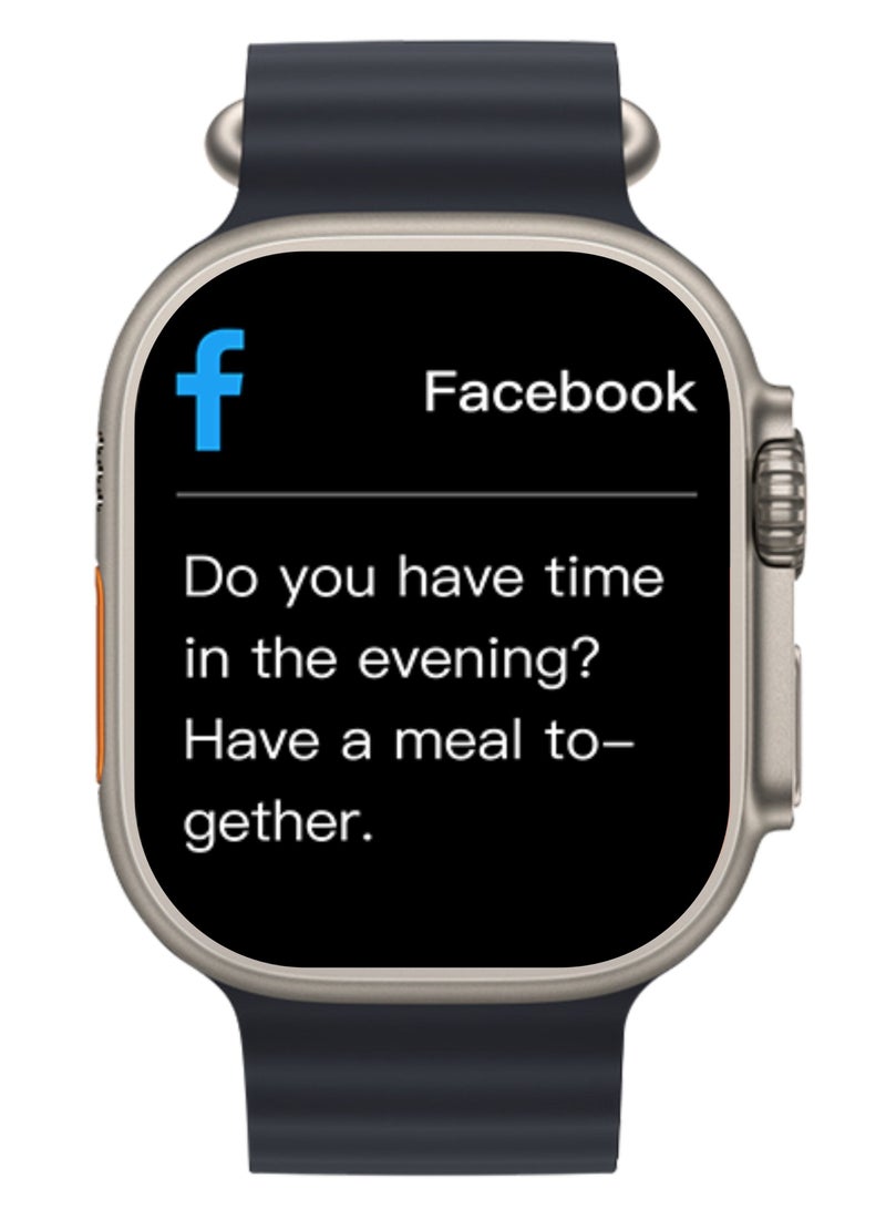 AROAQ T900 Ultra Wireless Charging New Features Super Fast Latest Smart Watch Black - Image 1