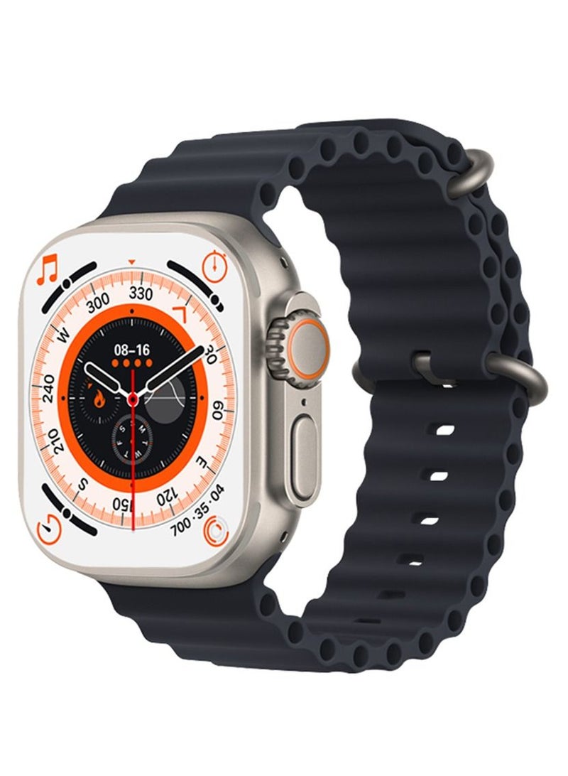 AROAQ T900 Ultra Wireless Charging New Features Super Fast Latest Smart Watch Black - Image 3