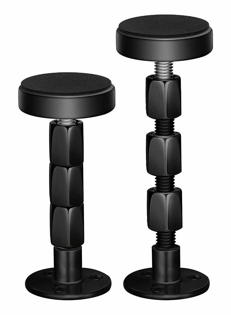 Y&D Black Adjustable Bed Frame Anti-Shake Tool, Headboard Stoppers  - Image 1