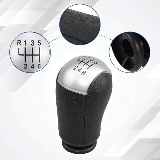 Unity 6 Speed Gear Shift Knob Cover Compatible with Ford FocusSMaxCMaxMustangGalaxyFiesta MK6TransitMondeo MK3 Accessories - Image 3