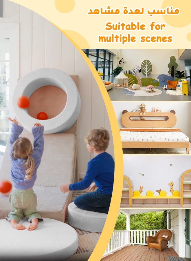 Riolio 6 in 1 Modular Kids Sofa, For Toddler And Baby Playroom Bedroom - Image 2