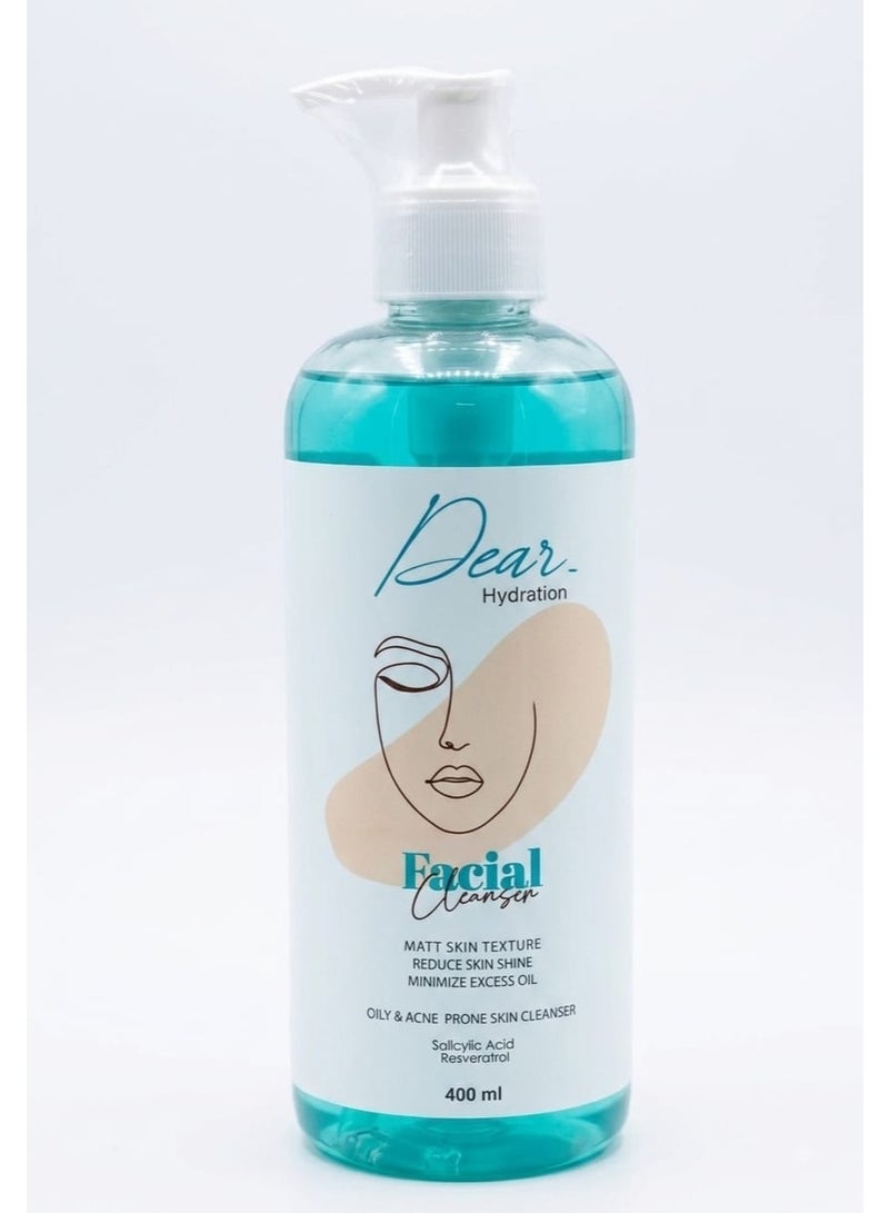 Dear Facial Cleanser For Oily Skin - 400Ml