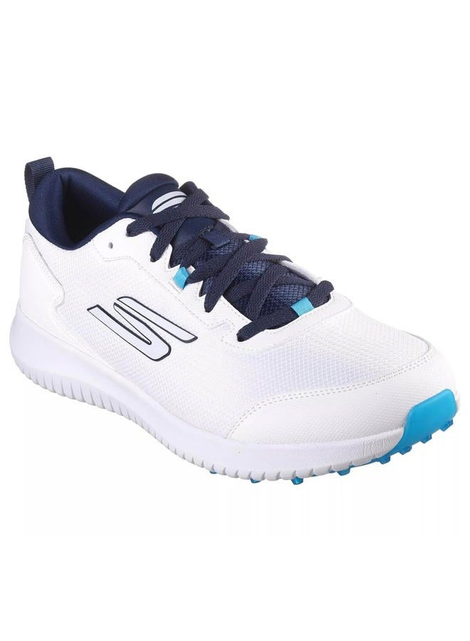 SKECHERS Men's Max Fairway 4 Lightweight Spikeless Golf Shoe Sneaker, White/Navy, 11.5 - Image 2