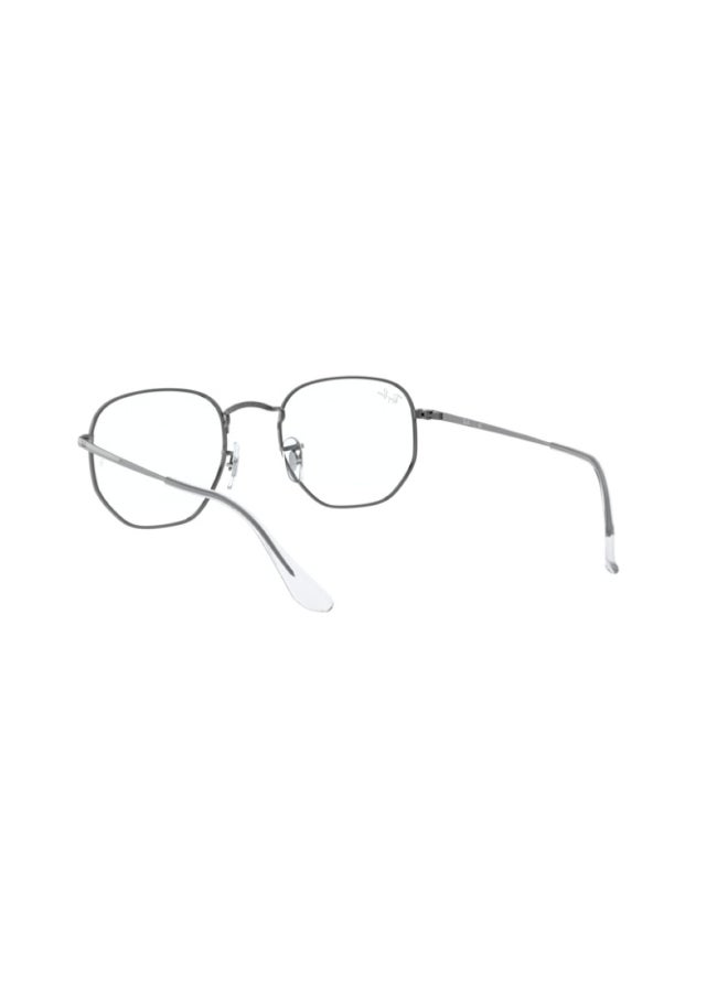 Ray-Ban Men Oval Shape Plastic Eyeglass Frames 2502 - Lens Size: 51 Mm - Gunmetal - Image 3