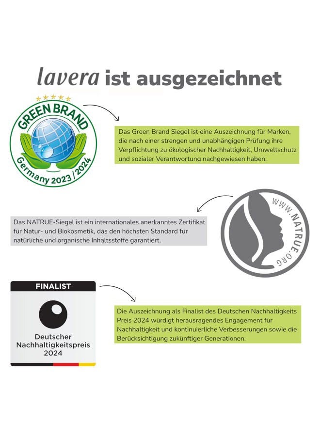 lavera Cream to Powder Foundation -Light 01- nude - Bio-Mandelöl & Vitamin E - Vegan - feuchtigkeitsspendend - Intensive Deckkraft (1 x 10,5 g) - Image 5