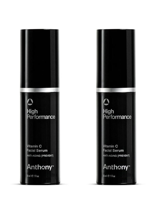 Anthony High Performance Vitamin C Cream Treatment. Advanced Anti-Aging Serum for Face with Polypeptides & Salicylic Acid. Dark Spot Corrector Moisturizer for Face Brightening, 2 Pack (1 Fl Oz) - Image 1