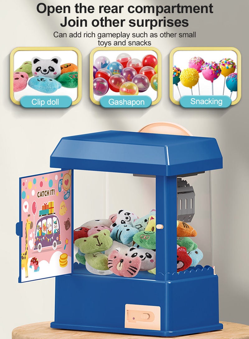 Sharpdo Electronic Doll Machine for Kids, DIY Mini Claw Machine with Music, Light and Candy Grabber for Home Parties, Boys and Girls Fun and Cool Toys Galore Gift - Image 4