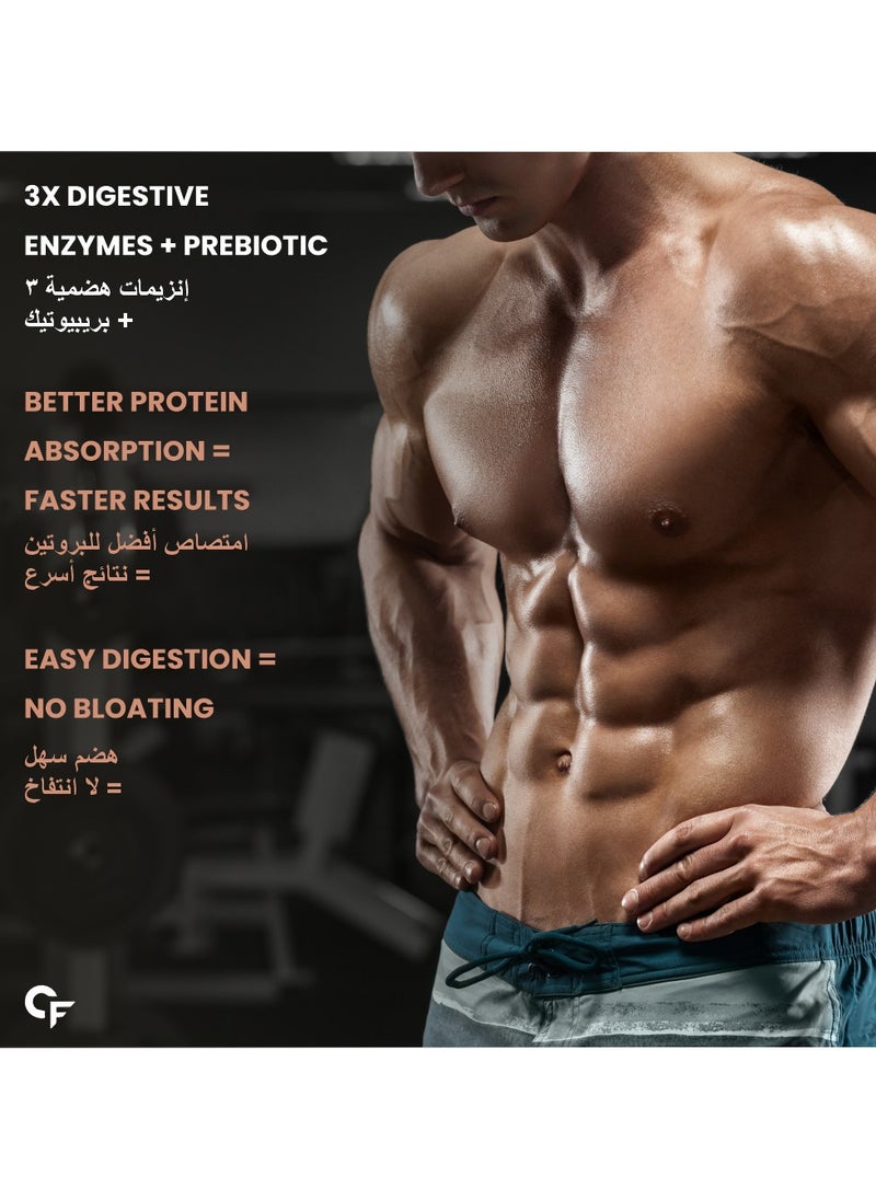 CARBAMIDE FORTE Carbamide Forte Plant Protein Powder - Plant Based Protein Powder with Multivitamin, Minerals, Superfoods, Pea Protein, Digestive Enzymes | Plant Protein Powder - Belgian Chocolate Flavour - 500g  - Image 5