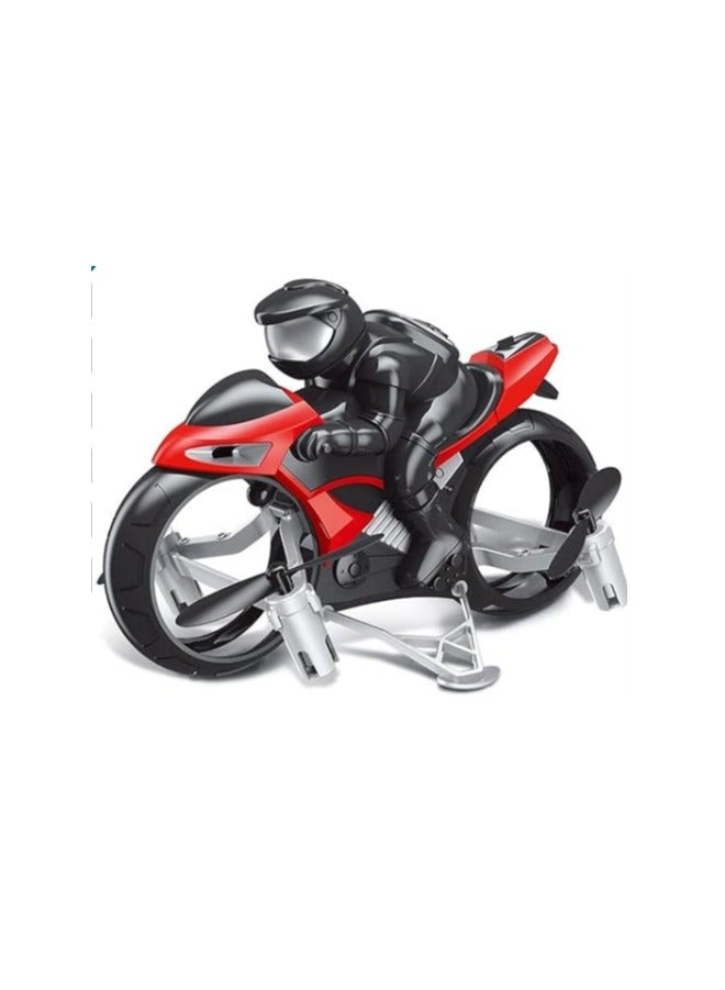 Remote Control Motorcycle Toy – 2.4GHz Electric Mini Flying Motorbike with Light-Up Wheels, 360° Rotating Drift Stunt, Land & Air RC Motorcycle for Kids, Rechargeable Stunt Bike - Image 2