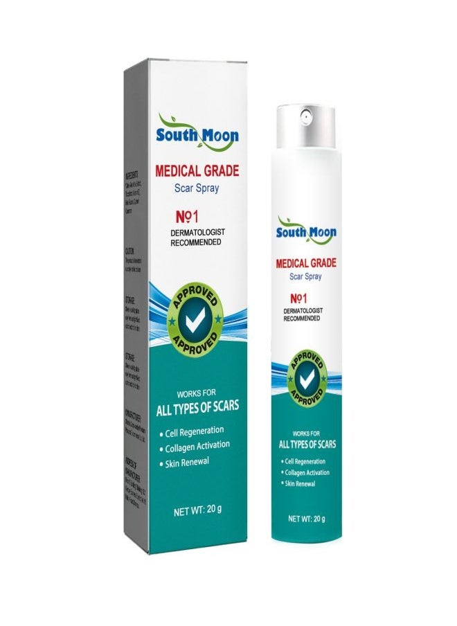 SOUTH MOON - Medical Grade Scar Spray for Reduce Scars and Smooth Skin - Image 1